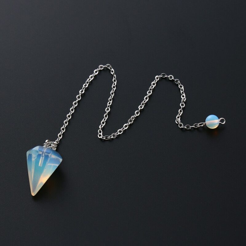 15X25MM Small Size Amethysts Lapis Opal Clear Crystal Stone. Dowsing Pendulum 6